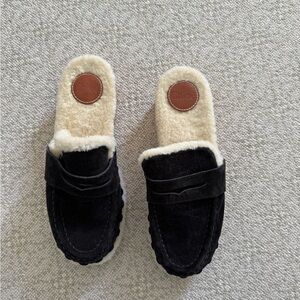 Chloe Shearling Clogs